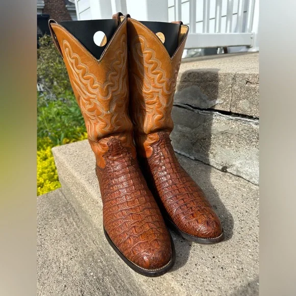 Justin lizard boots new arrivals